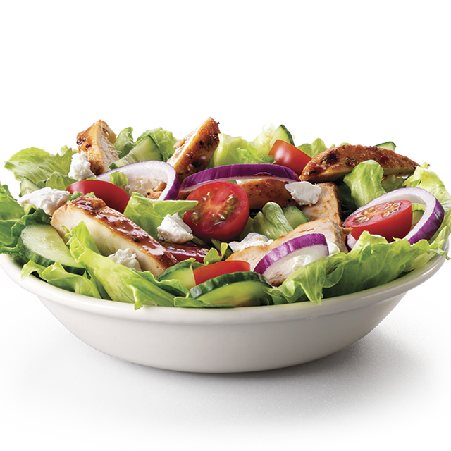 Fresh Salad and Dressing