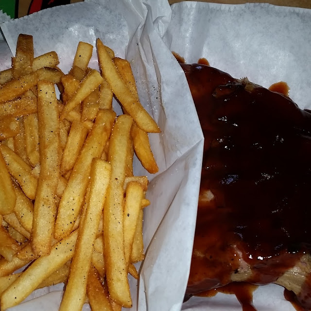 Half Rack of Ribs and Fries