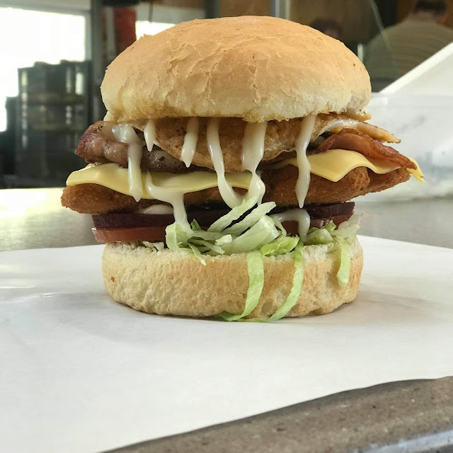Chicken Snitzel Burger