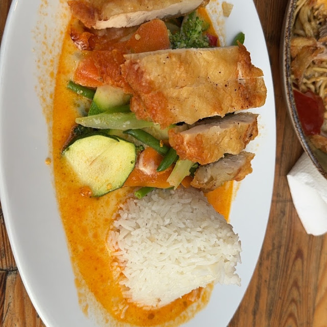 Coconut Curry with Crispy Chicken