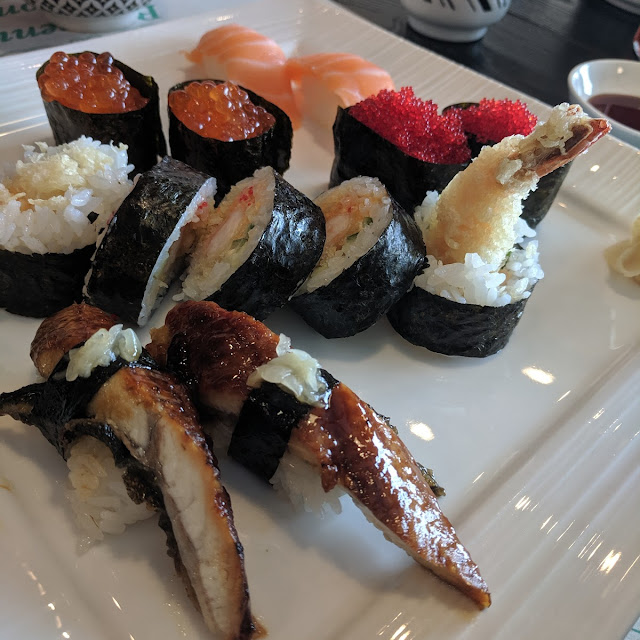 Sushi Plate and Ramen