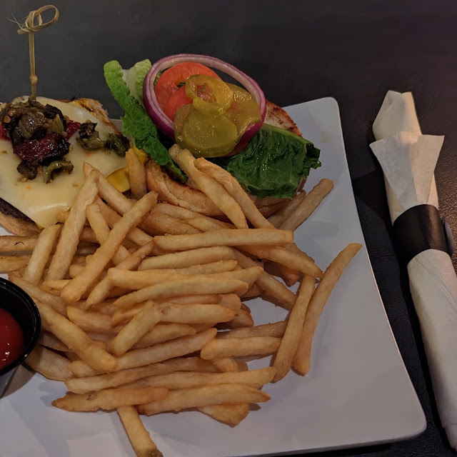 Brix Mexican Burger with Fries