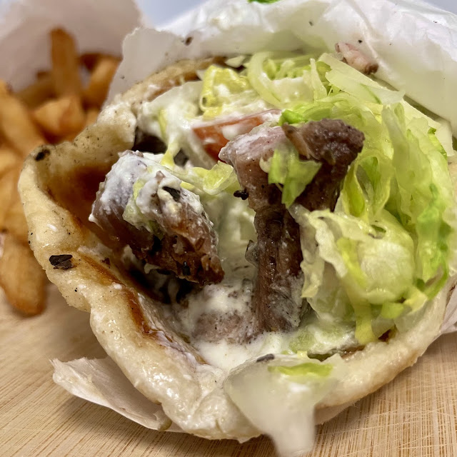Meat Salad Pita & Sauce