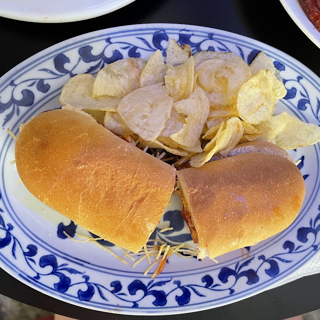 Hot Dog with Potato Chips