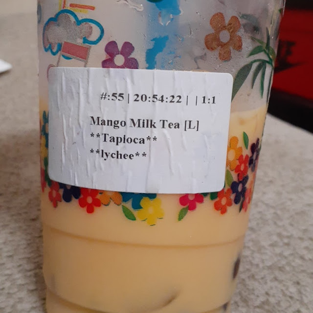 Large Mango Milk Tea