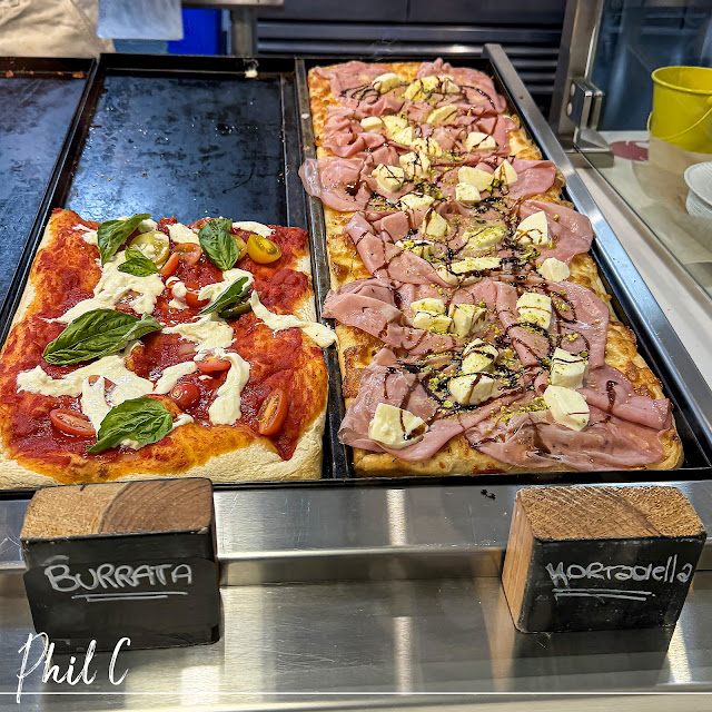 Burrata and Mortadella Pizza