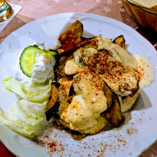 Gegrillte Aubergine